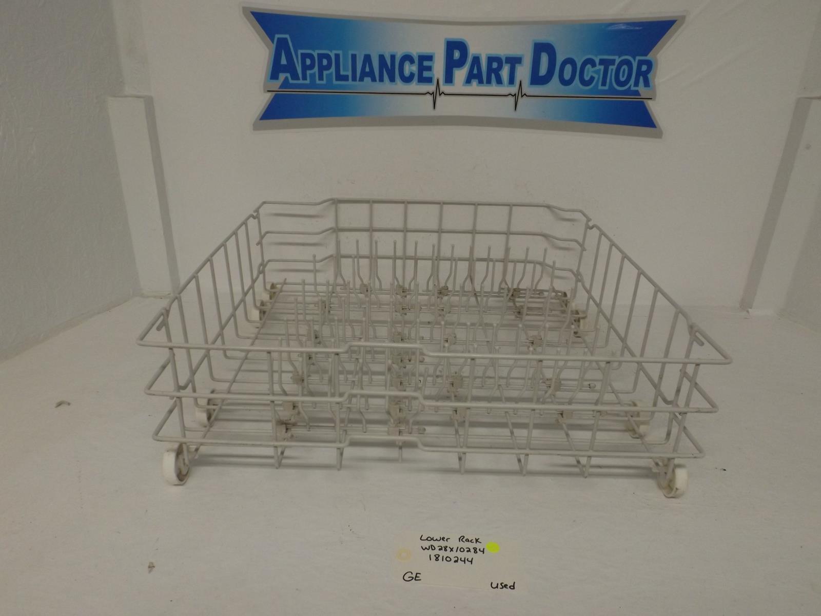 GE Dishwasher WD28X10284 1810244 Lower Rack Used GE Dishwasher WD28X10284 1810244 Lower Rack Used